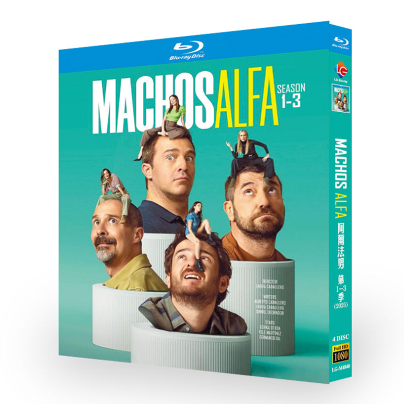 Machos Alfa Season 1-3-Bluray