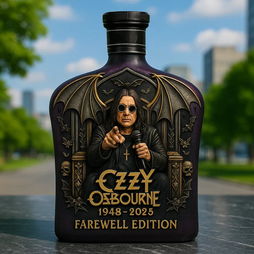 Ozzy Osbourne 1948-2025 Farewell Edition Limited-Edition Whiskey Bottle – A Tribute to the Prince of Darkness