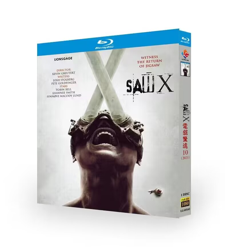 American Drama Saw X Bluray All Region Discs 1 English Subtitle Boxed