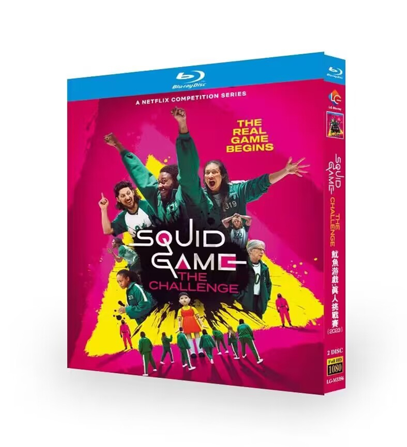 American Drama Squid Game: The Challenge Bluray All Region Discs 2 English Subtitle Boxed