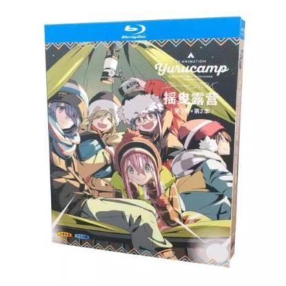 Japen Drama Yuru Camp Season 1+2（2021） Blu-Ray Free Region Chinese Subtitle Boxed
