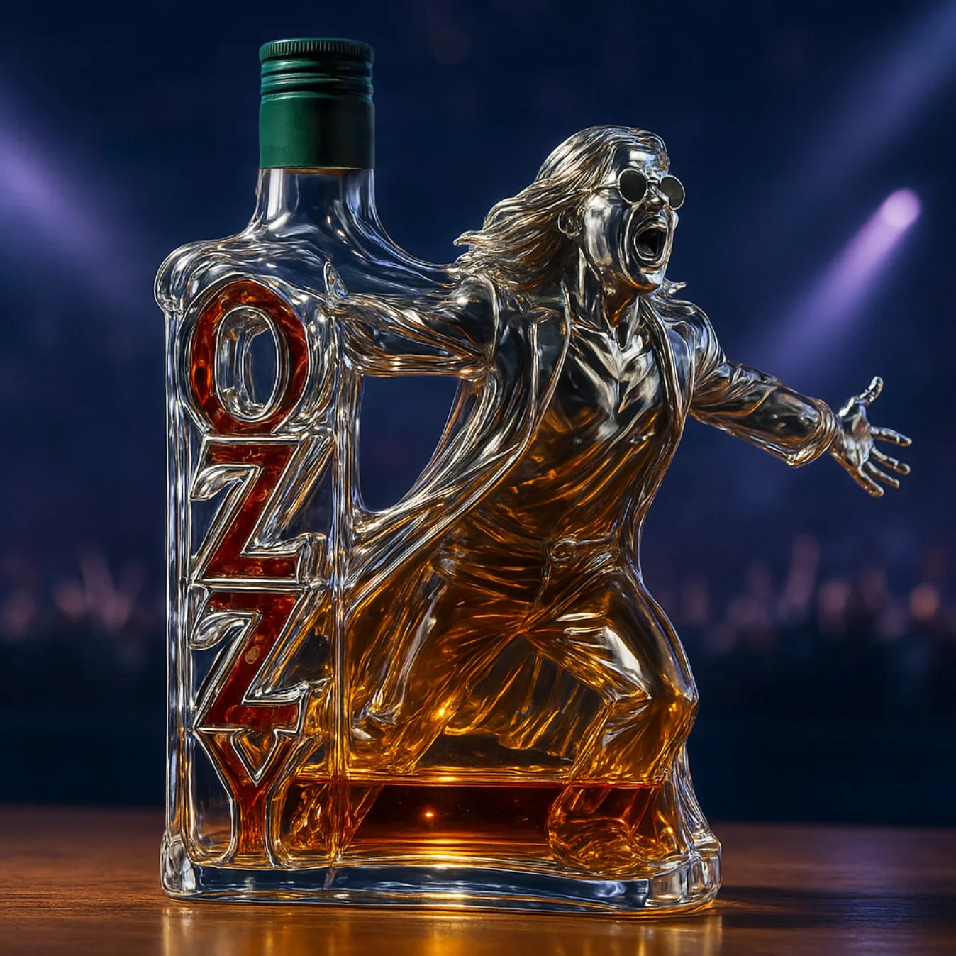 🕯️Ozzy Osbourne Final Tour Memorial Whiskey Bottle