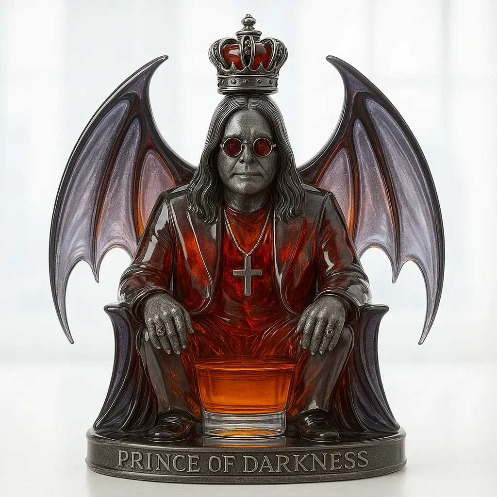 Ozzy Osbourne Whiskey Bottle
