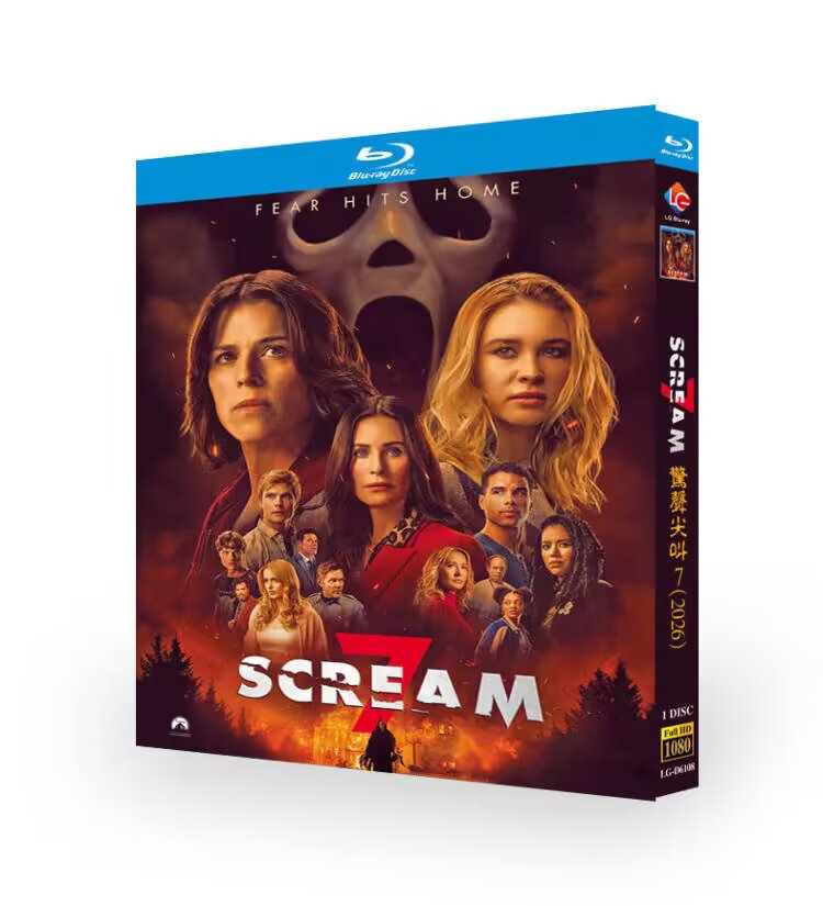 💥US Drama Scream Season 1-7 English Subtitle-Bluray Boxed