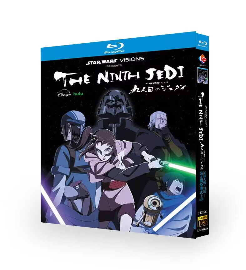 Star Wars: Visions – The Ninth Jedi Blu-ray Disc 2-Disc Set | Anime Collection Full HD 1080P