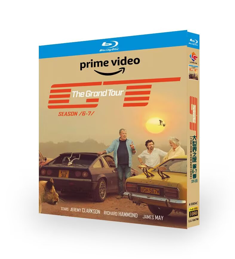 The Grand Tour Season 6-7 Blu-ray Collection | Jeremy Clarkson, Richard Hammond & James May Complete Adventure Series