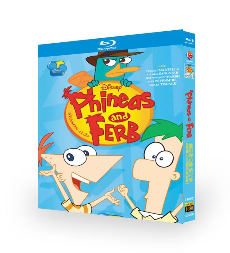 Phineas and Ferb Season 1-4-Bluray