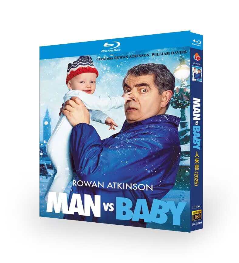💥Christmas gift-English Drama Man Vs Baby English Subtitle-Bluray Boxed