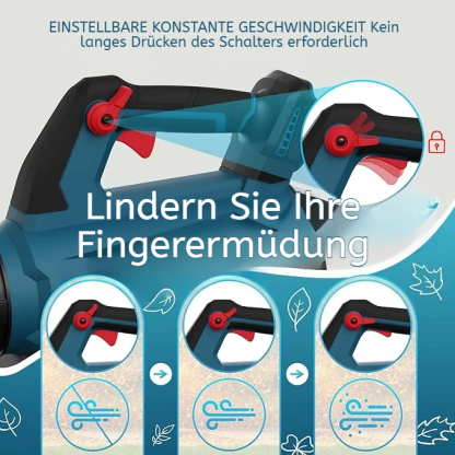 Leaf Blower Cordless - 630CFM/160MPH, 21V Powerful Electric Cordless Leaf Blower with 2 x 4.0Ah Batteries and Charger, Battery Powered Leaf Blowers for Lawn Care, Patio, Yard, Dust, Snow