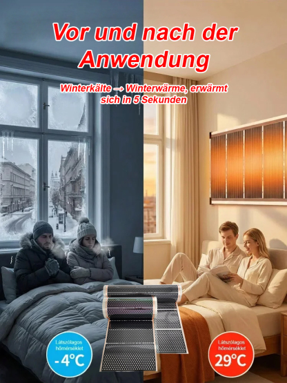 Innovation aus München | Graphen Ferninfrarot Wandheizung |3-Sekunden-Blitzwärme ✨