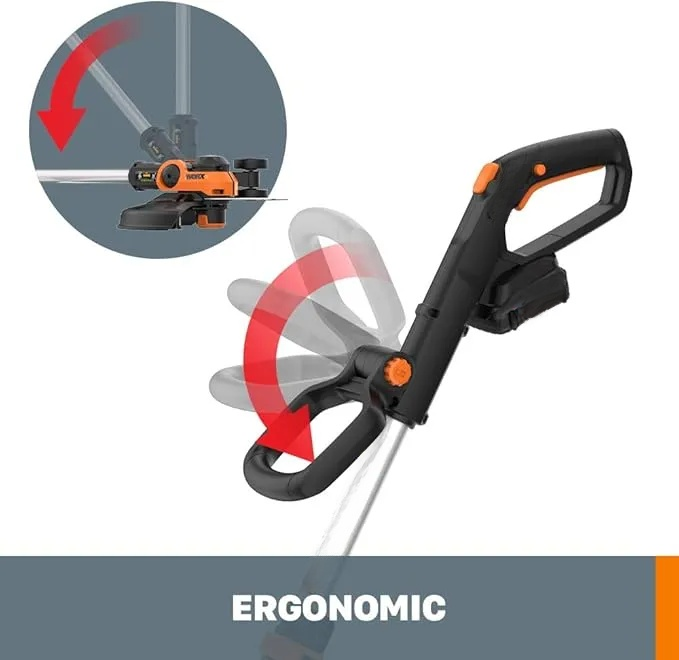 Akku-Rasenmäher 12" Kantenschneider & Unkrautvernichter (inkl. 2 Akkus & Ladegerät)