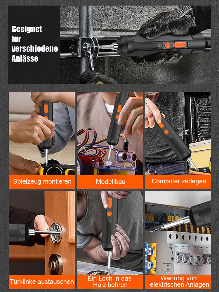 Universeller elektrischer Schraubendrehersatz Upgrade-Version