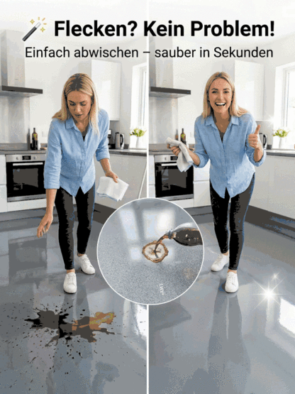 Verschleißfester und rutschfester Bodenlack