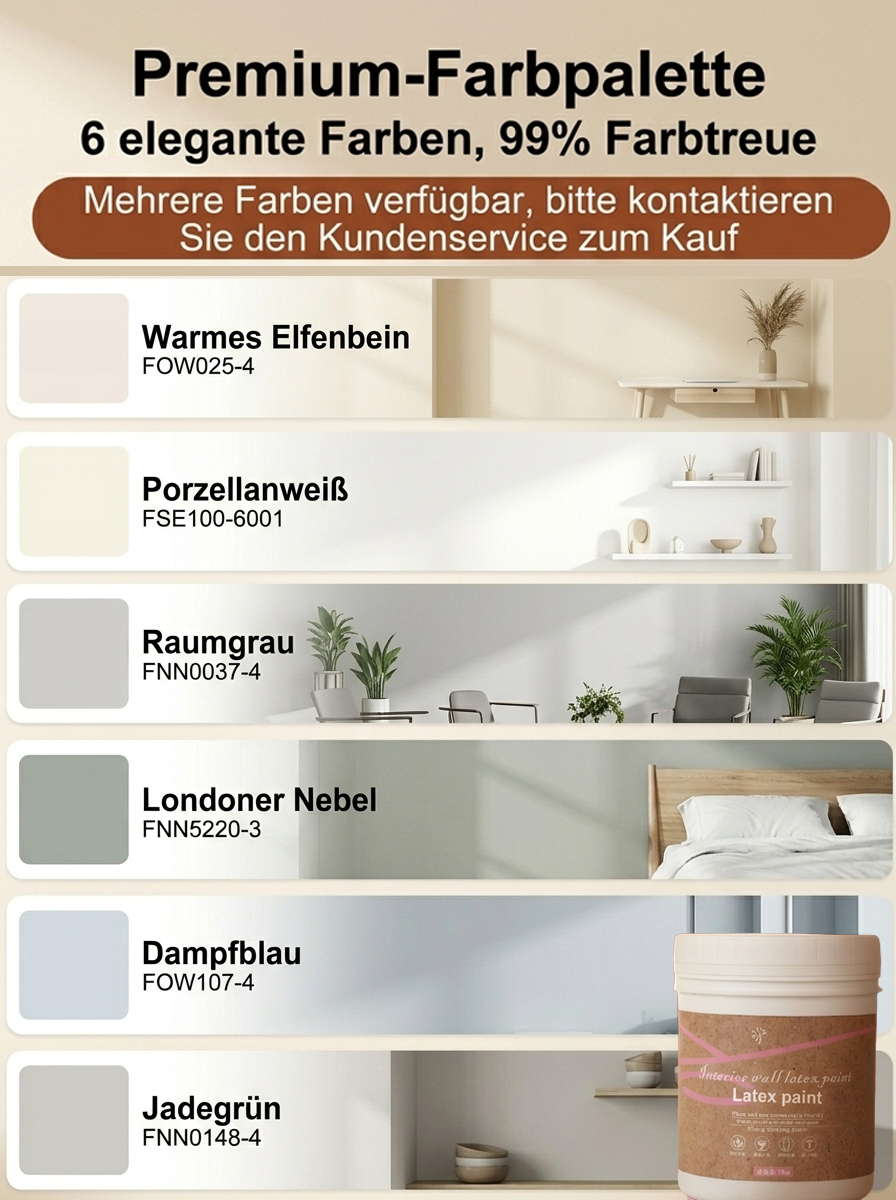 Bio-basierte Nano-Selbstreinigende Formaldehydfreie Latex-Farbe