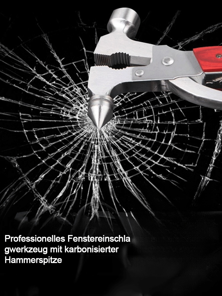 Notfall-Multifunktionssicherheits-Hammer für Fahrzeuge