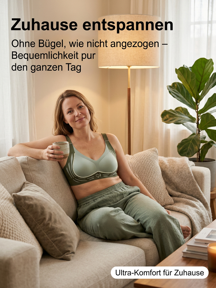 BH mit kleinen Herzen, farblich abgesetzt, nahtlos und push-up