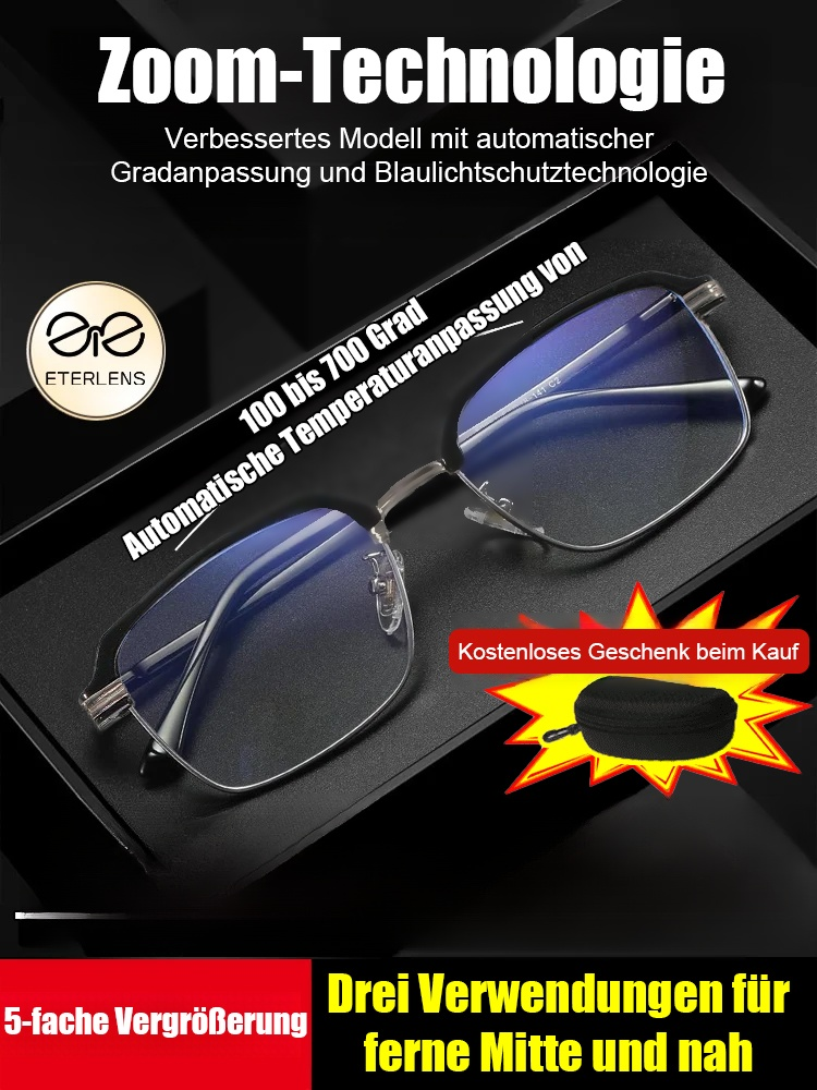 【✨️0-1000° intelligente Fokussierung】Zoom reading glasses