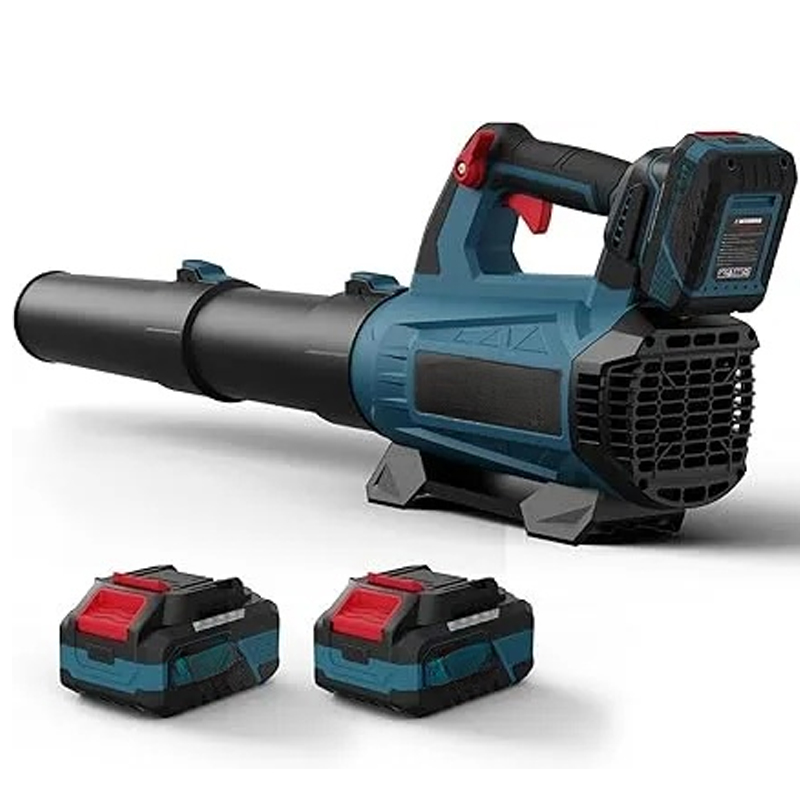 Leaf Blower Cordless - 630CFM/160MPH, 21V Powerful Electric Cordless Leaf Blower with 2 x 4.0Ah Batteries and Charger, Battery Powered Leaf Blowers for Lawn Care, Patio, Yard, Dust, Snow