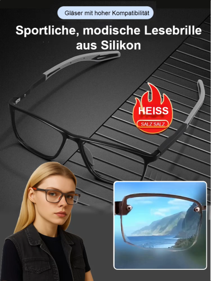 Multifokus-Farbwechsel-Anti-Blaulicht-HD-Silikon-Sport-Lesebrille