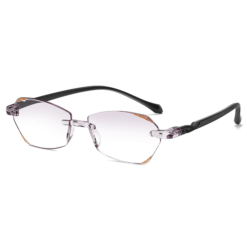 Ultraleichte, integrierte, intelligente Zoom-Diamantschliff-Lesebrille.