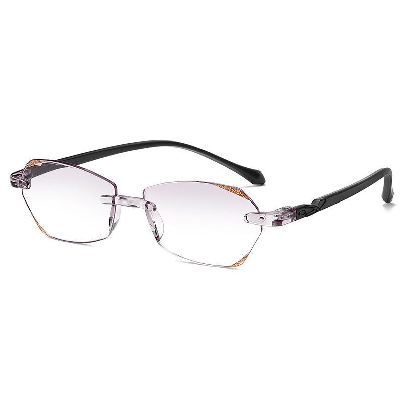 Ultraleichte, integrierte, intelligente Zoom-Diamantschliff-Lesebrille.