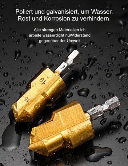 【Ein-Sekunden-Bohrung】Deutscher PPR-Stufenbohrer