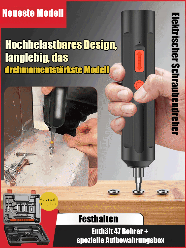 Universeller elektrischer Schraubendrehersatz Upgrade-Version