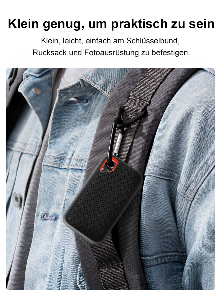 【Kleiner, leichter und schneller】Mobile Hochgeschwindigkeits-Solid-State-Festplatte🚀Wasserdicht, staubdicht und sturzsicher