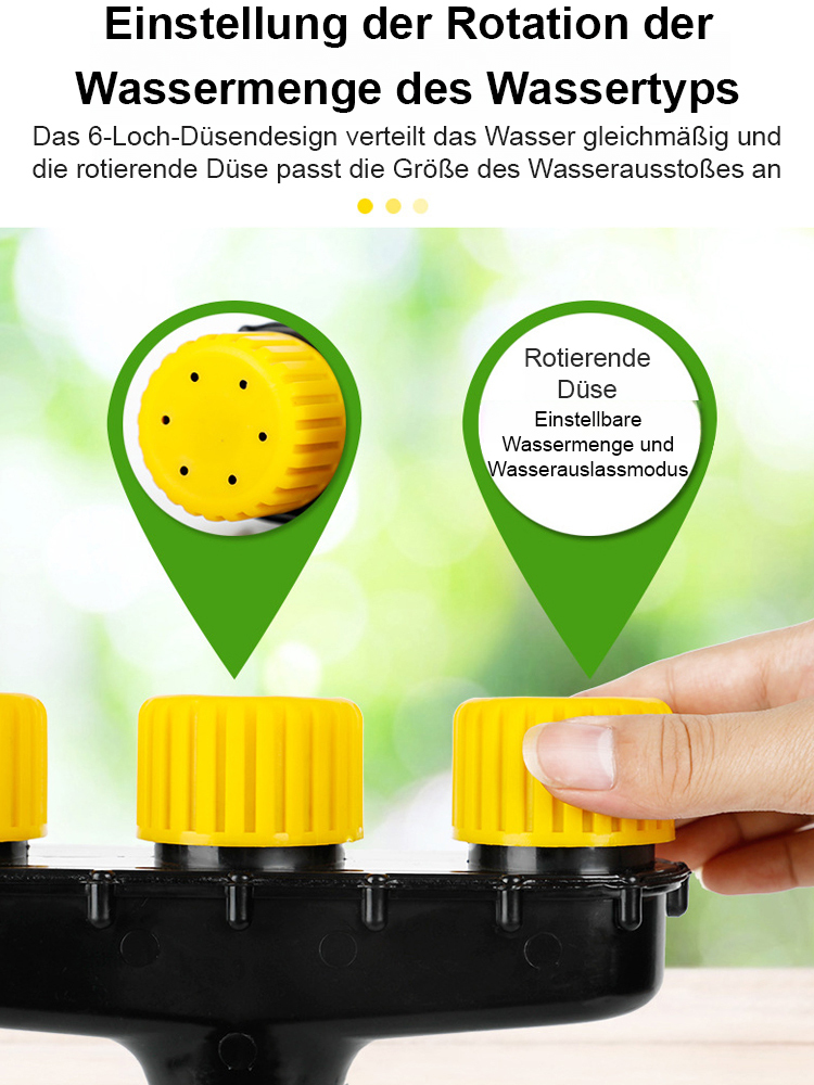 [1 kann 6 ersetzen] Hochleistungs-Beregnungsdüse