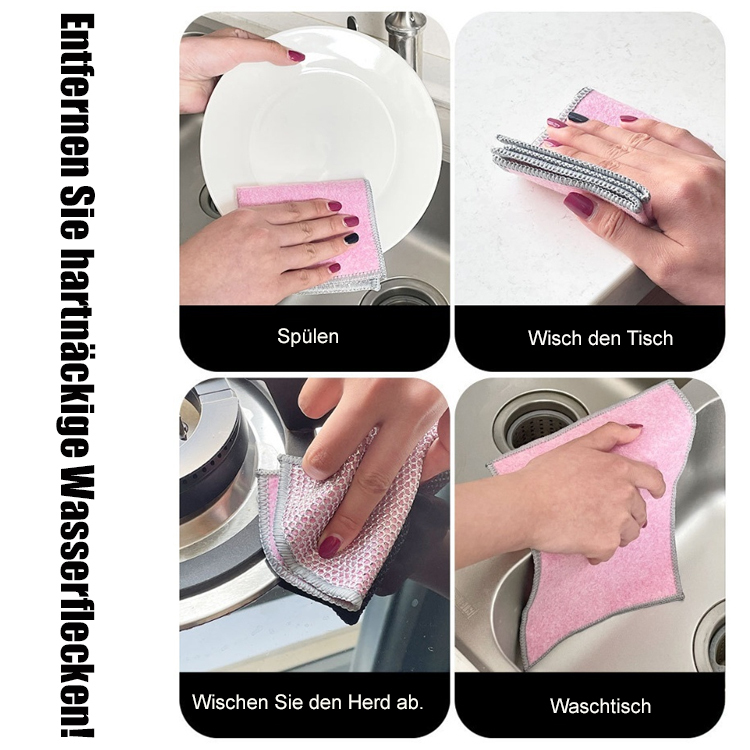 Kraftvolles, doppelseitiges Stahldrahtgewebe zur Fleckentfernung