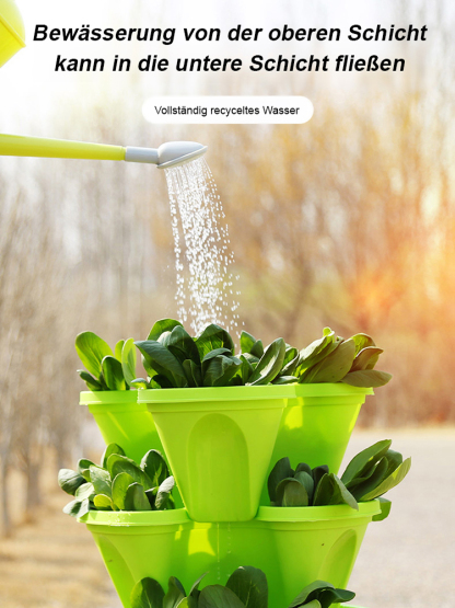 【Unendlich stapelbare, bewegliche】3D-Mehrschicht-Gemüse- und Pflanzenzuchtbox