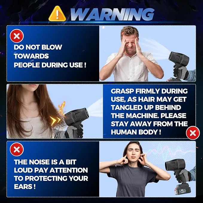  Cordless Leaf Blower Portable Dust Cleaner 