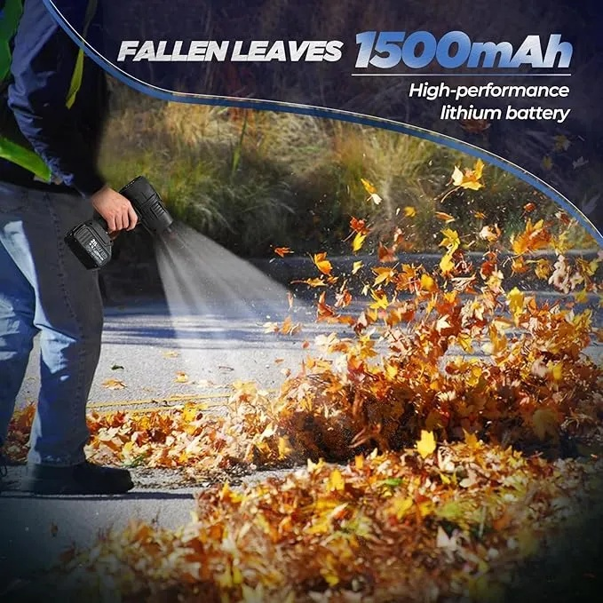  Cordless Leaf Blower Portable Dust Cleaner 