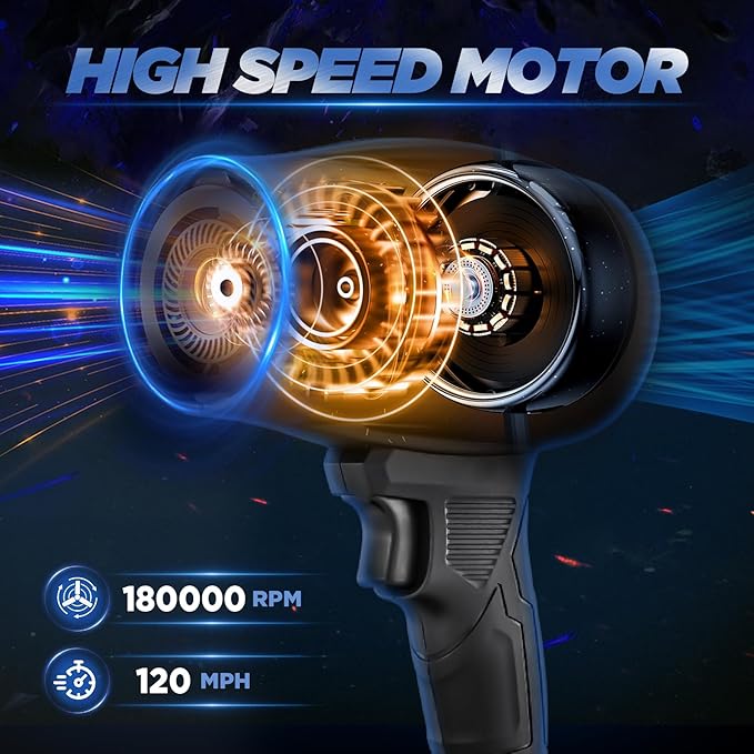  Cordless Leaf Blower Portable Dust Cleaner 