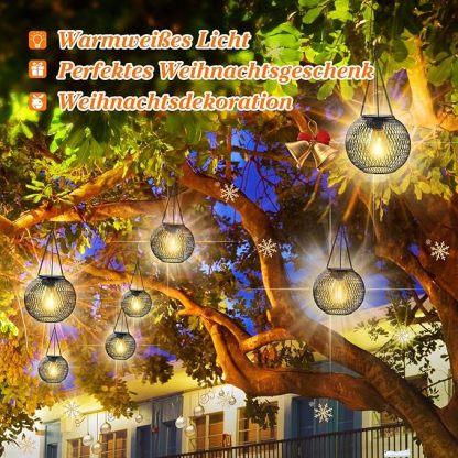 Solarlampen für Au?en,  IP65 Wasserdicht Metall Solarlampen für Au?