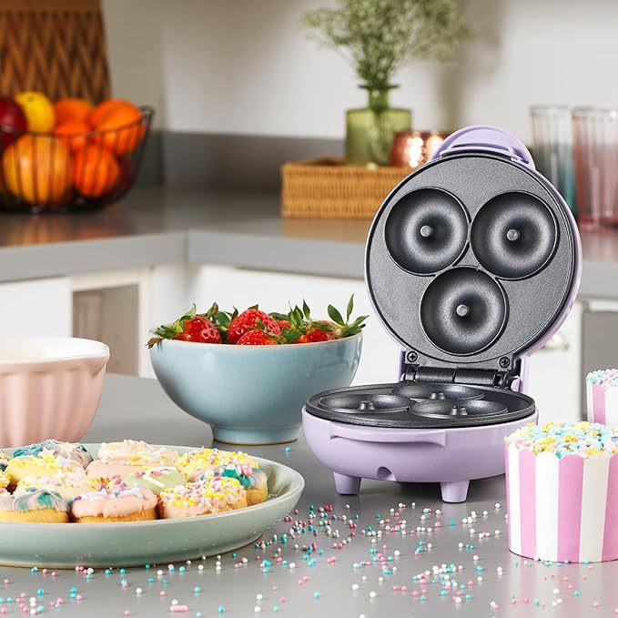 Mini Donut-Maschine,Elektrisch, für 3 Mini-Donuts