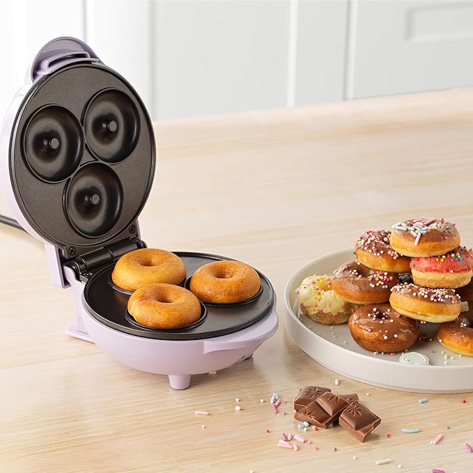 Mini Donut-Maschine,Elektrisch, für 3 Mini-Donuts