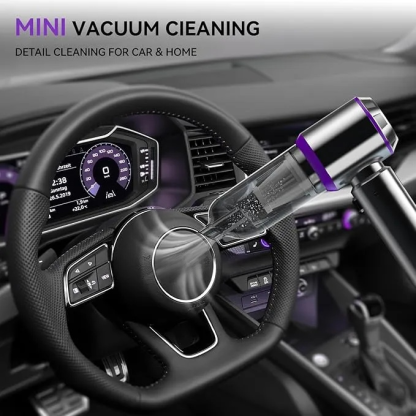 3 in 1 Aufladbar Tragbar Leicht Akkustaubsauger, 3-Gang Auto Staubsauger Stark