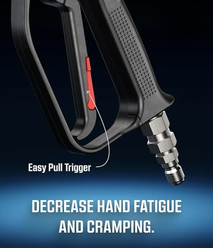 Short Pressure Washer Gun with Swivel - High Pressure Water Handle 