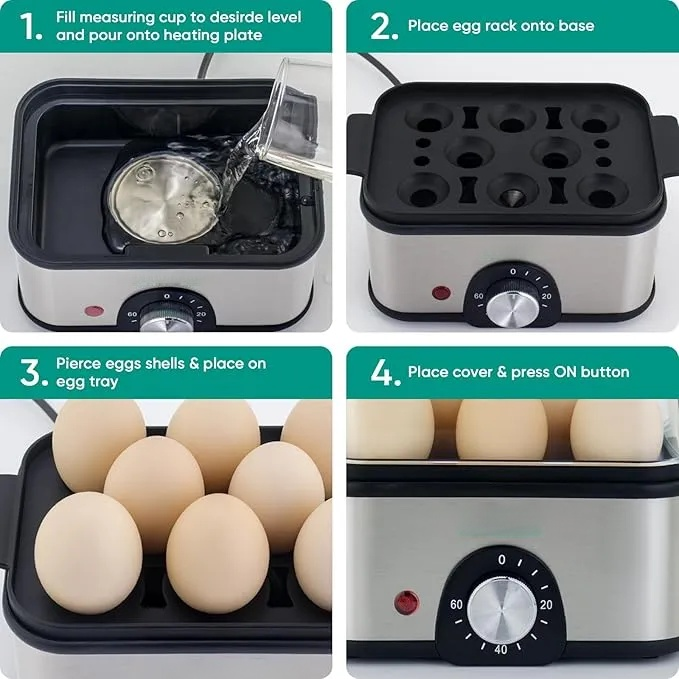 2 Etagen elektrischer Dampfgarer zum Kochen, Multi-Gemüse-Dampfgarer 