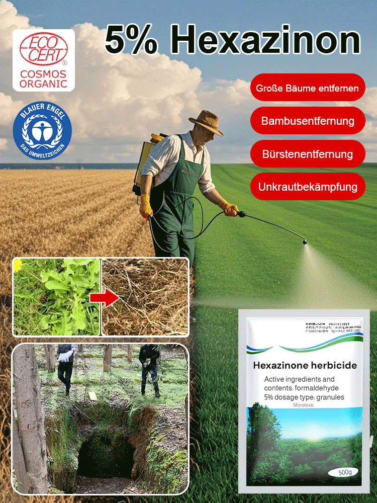 【Starke Arzneimittelwirkung】Cyclozinon-Herbizid 🔥Keine Bodenverschmutzung, keine Schäden an den Pflanzen