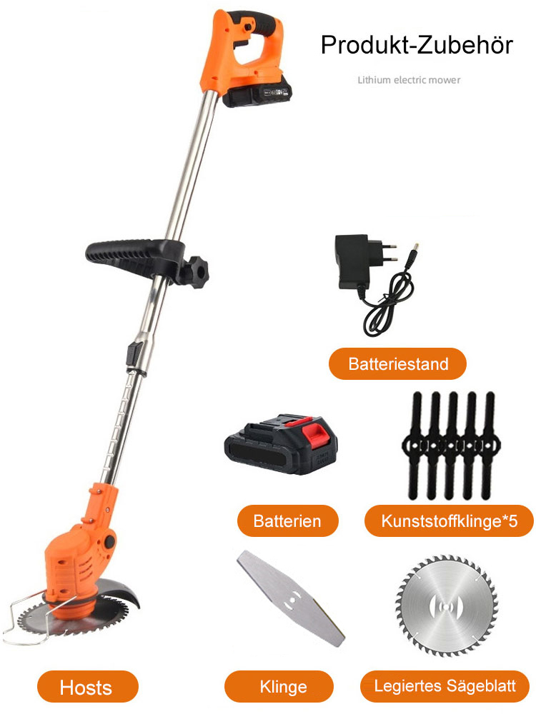 [10 Jahre Garantie] Leistungsstarker, ultraleichter Rasenmäher 🔥 Schneidet 10 cm dicke Äste in 2 Sekunden