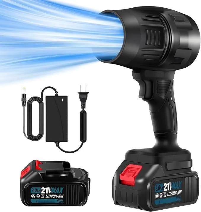  Cordless Leaf Blower Portable Dust Cleaner 