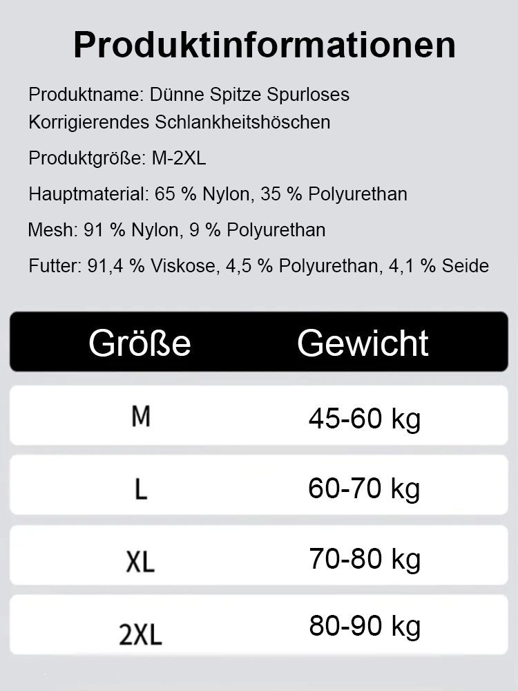 【Passt wie eine zweite Haut】Dünner, nahtloser Spitzen-Shaping-Slip 💖 Verschlankt optisch bis zu 5 kg und sorgt für eine natürlich wirkende Figur