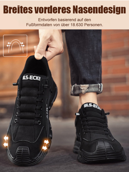 【Von Sportmedizinern empfohlen】Freizeit-Sneaker mit 5 cm dicker Sohle🔥Obermaterial aus italienischem Rindsleder