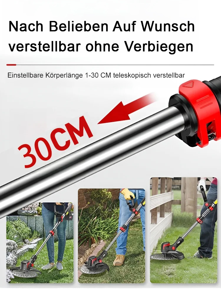 【Eine Maschine ersetzt 10 Personen】Tragbarer Lithium-Akku-Rasenmäher für den Garten🔥Kostenloses Zubehörset inklusive