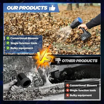  Cordless Leaf Blower Portable Dust Cleaner 