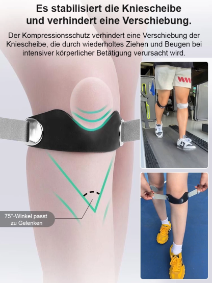 【Empfohlen von Orthopäden und Sportmedizinern】Professioneller Patella-Stoßdämpfer