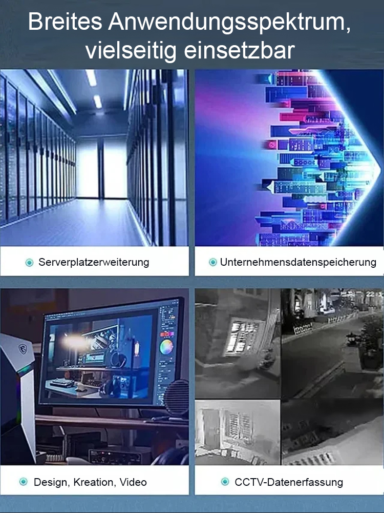 【Kleiner, leichter und schneller】Mobile Hochgeschwindigkeits-Solid-State-Festplatte🚀Wasserdicht, staubdicht und sturzsicher