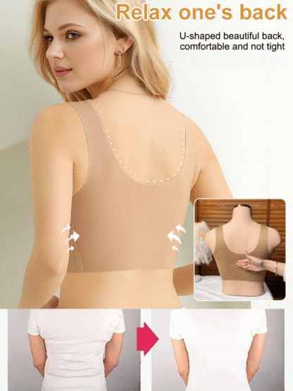 【Medizinische Stufe gegen das Absacken】Ergonomischer, hochelastischer Entlastungs-BH✨Komfortabel und unmerklich wie eine "zweite Haut"